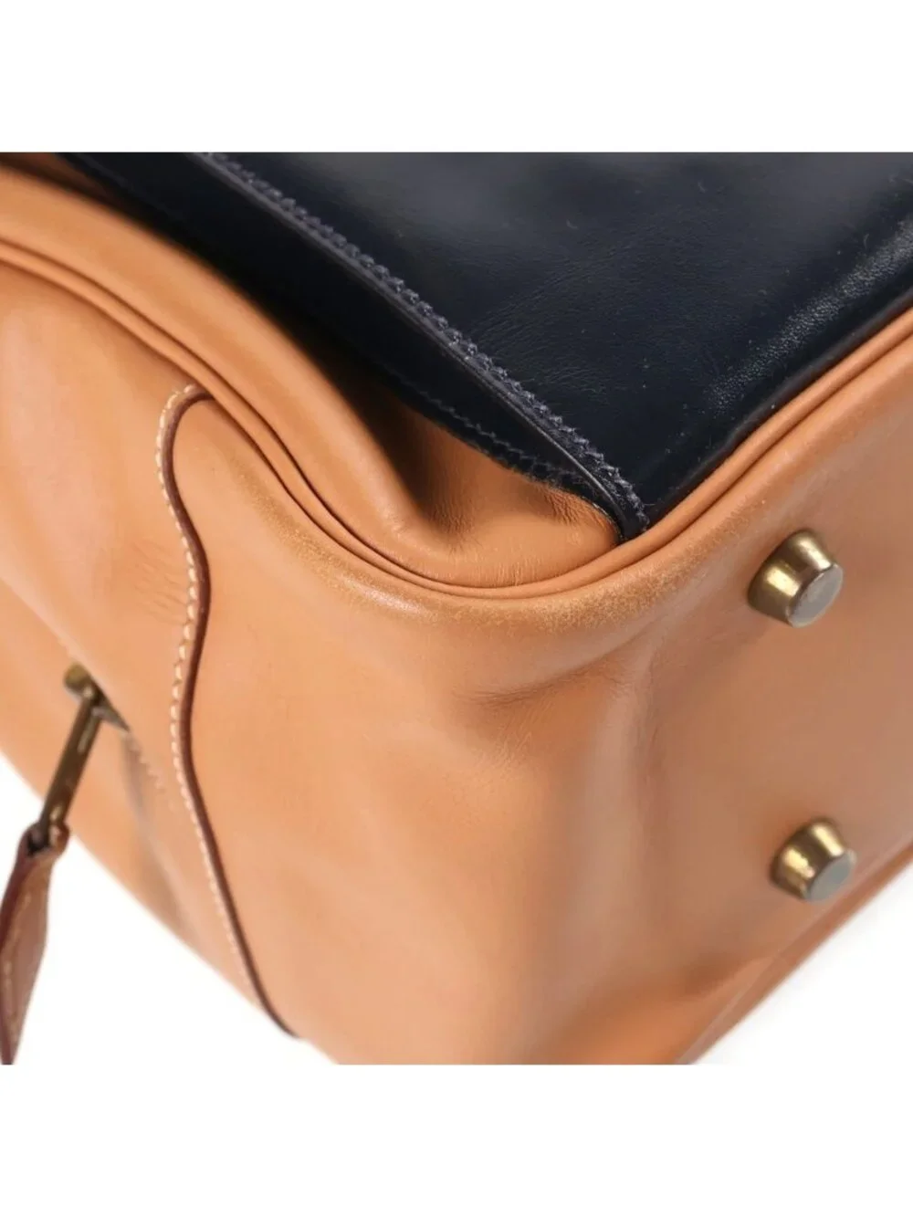 Hermes Lorraine Handbag Voga River Box Calf Gold